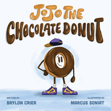 Load image into Gallery viewer, JoJo Chocolate Donut Hardcover | Children&#39;s Book | Words At Play
